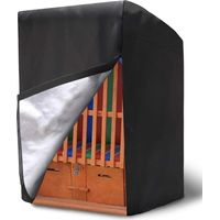 Vtizikl Housse de Chaise de Plage,Couverture pour Chaise de Plage en Tissu Oxford 420D, Bâche de Chaise de Plage Imperméable et Résistante à l'hiver, 135x105x175 / 140cm