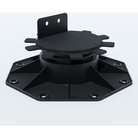 Plot regulable de 30-60 mm para tarimas de madera y composite - Negro
