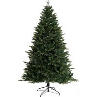 Evre Christmas Green Tree PE+PVC Metal Stand & Auto Struction 5ft