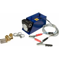 ELETTROPOMPA POMPA TRAVASO GASOLIO CARBURANTE PORTATILE 12V 50 LT/MIN (13286)