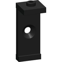 Rontec Bilderleiste Konsole passend zur Aufhängeschiene für Bilder zur Wandmontage, Aluminium silber