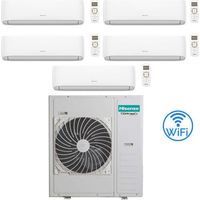 Climatiseur Hisense Hi Comfort Wifi R32 Penta Split Inverter 7000 + 7000 + 7000 + 7000 + 12000 BTU avec U.E. 5AMW125U4RTA
