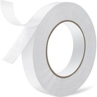 BUNTHAUS PA Doppelseitiges Klebeband, Breite 20 mm, Länge 50 m, doppelseitig, extra stark, für den Außenbereich, weiß, vielseitig einsetzbar, starkes Klebeband für Büro, Scrapbooking, Auto, DIY, Klebs
