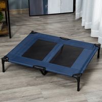 Letto con gambe, cuccia per cani/gatti, lettino da campeggio, letto rialzato, Aniamux, tessuto Oxford, textilene microforato, acciaio