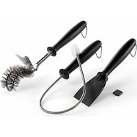 Napoleon 3-teiliges Grillkammer-Reinigungsset für Gasgrill mit Bürste und Schaber 62045
