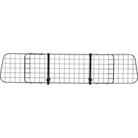Barrera protectora coche perros metálica extensible asientos traseros maletero 91-152x30 cm Noir
