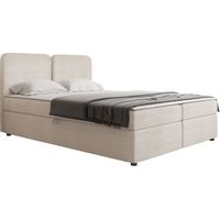 Lit boxspring Stonecrest 109, Taro 05, Double, Continental, 180x200, Tissu, Disponible, 180x207x104cm