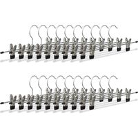 Metal trouser hangers Packs of 20