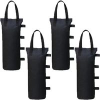 Saco de Arena, Juego de 4 Bolsas de Pesas, Bolsa de Arena, Bolsa de Pesas Oxford, Pesas para Cenador, Bolsas de Pesas para Toldo Plegable, Sombrilla, Cenador, Sombrillas, Toldos y Sombra