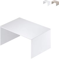 Kleiner Schreibtisch aus Holz Esche Weiß 120x73x h73 cm