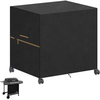 Housse pour Barbecue Exterieur Bâche Barbecue Extérieur pour Keter Desserte Barbecue Unity, Housse Chariot Plancha Exterieur Housse Plancha étanche Housse Barbecue Electrique 100x65x90cm