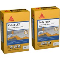 SIKA SikaCeram 200 Flex Fliesenkleber im Doppelpack - Grau - 2,5 kg