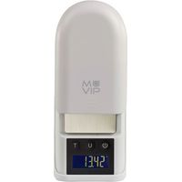 Muvip digitale Taschenwaage - Oberfläche aus Edelstahl - hochpräziser Sensor - automatische Abschaltung - max. Gewicht 0,300kg