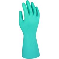 Boite de 50 gants nitrile extra long - taille 6.5 / S – Usage unique – pour la protection lors de petits travaux, nettoyage, examens…