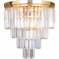 Zumaline AMEDEO Plafoniera, Oro, Vetro, 5x E14