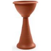 FIORIERA A COLONNA TERRACOTTA