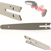 Rosfix 10" Guide de Chaîne – Acier Trempé Résistant à l'Usure Pas 3/8" Rainure 1,3 mm pour Tronçonneuse Électrique