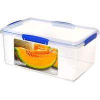 Sistema Contenitore per Alimenti KLIP IT 9,67 L Contenitori per Alimenti per Frigorifero/Freezer con Coperchio, impilabili ed ermetici Plastica Senza BPA Clip Blu 1 Pezzo