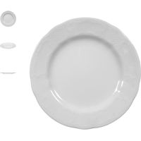 6 x assiettes plates SALZBURG - 21 cm - Porcelaine - Seltmann WEIDEN