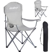 Folding Camping Chairs, Set of 2, Carry Bag, Cup Holder