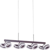 Italux Metis - Suspension LED Moderne Bronze, Blanc Chaud 3000K 2450lm