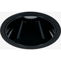 SKLUM Downlight LED Einbaustrahler mit rundem Rahmen Ø8 cm aus Aluminium Luisiana Schwarz