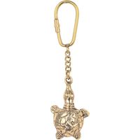 Signes Grimalt Marinefigur Dekoration Goldene Nautische Schildkrötenschlüsselkette 3x11x2cm 27766