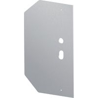 Plaques de propreté en inox pour ensemble sur plaque Boëdic 195 mm toutes fonctions. Ht 298 x larg 180 mm ep 0.8 - BILCOCQ DUVAL