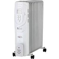 Radiateur bain d'huile - Blanc - 2000W