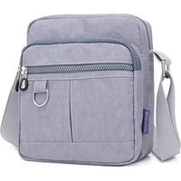 Sac bandoulière en nylon, sac à main décontracté, sac à main imperméable multipoches pour femme