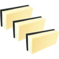 vhbw 3x filtro a pieghe piatte M sostituisce Kärcher 6.907-276.0 per aspirapolvere, industriale - Elemento filtrante