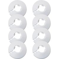 8 Pieces Cache Tuyau Radiateur, Internal Diameter 17 Mm, Radiator Cover Rosette, Radiator Tube Covers, Radiator Tube Cover Rosette, Pour La DéCoration De Tuyaux Muraux