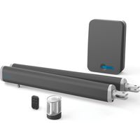 220V Flügeltorantrieb Set – Elektrischer Toröffner Für Schiebetore Bis 300 Kg, Mit Fernbedienung, Soft-Start/Stopp, Einstellbarer Automatischer Schließzeit, IP44