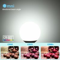 Ampoule LED G25 5W, ampoules pour luminaires de salle de bain, ampoules LED style globe, lumière du jour 5000K