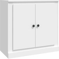 Maison La Vie - Buffet Salon Moderne - Meuble de rangement - blanc 70x35,5x67,5 cm bois d'ingénierie bu2714