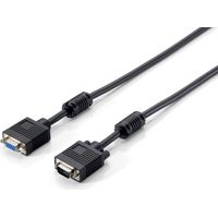 Equip VGA Kabel Verl. HD15 StBu 10.00m 1280x 96060Hz sw Polybeutel