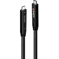 Lindy 43398 USB-Kabel USB 3.2 Gen 1 (3.1 Gen 1) 10 m USB-C Schwarz