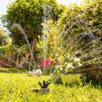 SPRINKLER : Asperseur d'Arrosage 360° Multifonctions pour Jardin avec 36 Jets