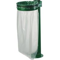 Collecmur en placa con poste para fijar verde con tapa