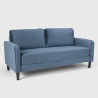 Modus Sofà – Canapé droit 3 places en tissu Portland – Dimensions 175x75x86 cm – Design moderne pour salon et chambre – Confort rembourré