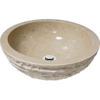 MOSAVIT RONDA Lavabo Sobre Encimera De Piedra Beige - ref: MSV-RONDAB