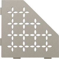 Schlüter SES2D5TSSG-E-S2 Ablage Floral 75x195x195x75mm Steingrau