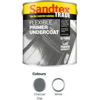 Sandtex Trade Flexible Primer Undercoat - Charcoal Grey - 1L