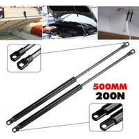 Insma – Amortisseur à ressort de support de levage 200N 500mm – Vérins à gaz pour capot, coffre, placard – Acier inoxydable – Lot de 2 pièces