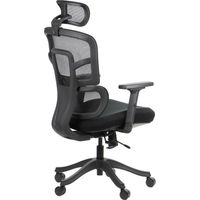Ergonomischer Stuhl TREX BLACK, Nylonbasis