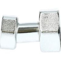 Racor de plomería Garis d09504c latón cromado 5,5x3,1 cm