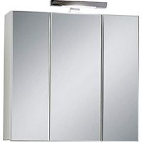 13Casa - Ibis B3 - Specchio contenitore. Dim: 70x19x69 h cm. Col: Bianco. Mat: Nobilitato.