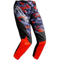 Pantalon moto cross Swaps Camo Kid rouge pour moto enduro Taille