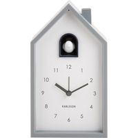 Karlsson Modern Cuckoo despertador gris diseño moderno