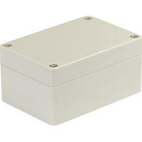 BLANKO BOÎTIER MODULAIRE UNIVERSEL EN PLASTIQUE ABS AVEC COUVERCLE, BOÎTIER MULTI-USAGES AVEC POINTS DE MONTAGE POUR CIRCUITS IM